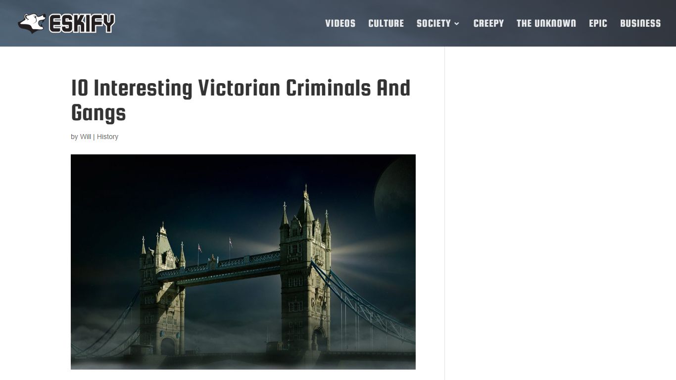 10 Interesting Victorian Criminals And Gangs - Eskify